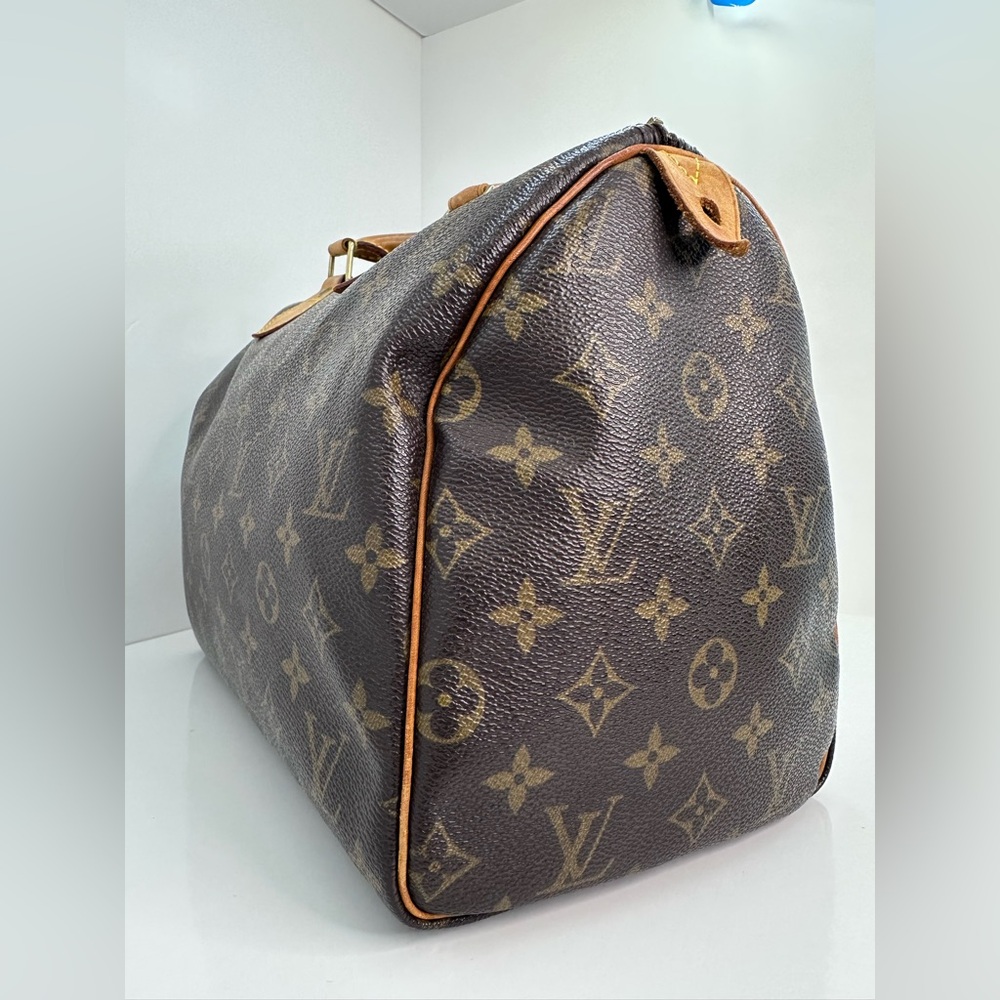 Louis Vuitton Brown Monogram speedy 30 - Picture 4 of 16